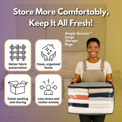Simple Decision™ Large Storage Bags